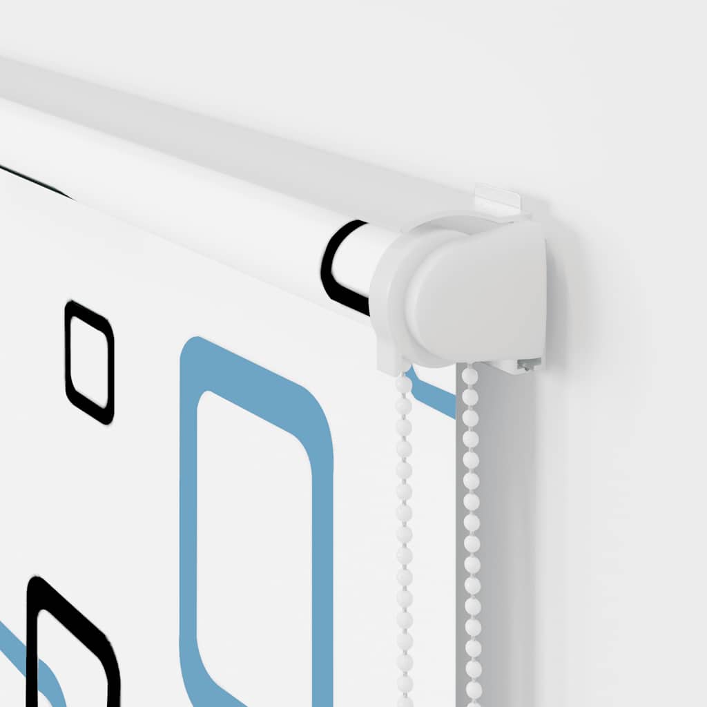 Shower Roller Blind with Cassette 130x240 cm Fabric Width 126 cm