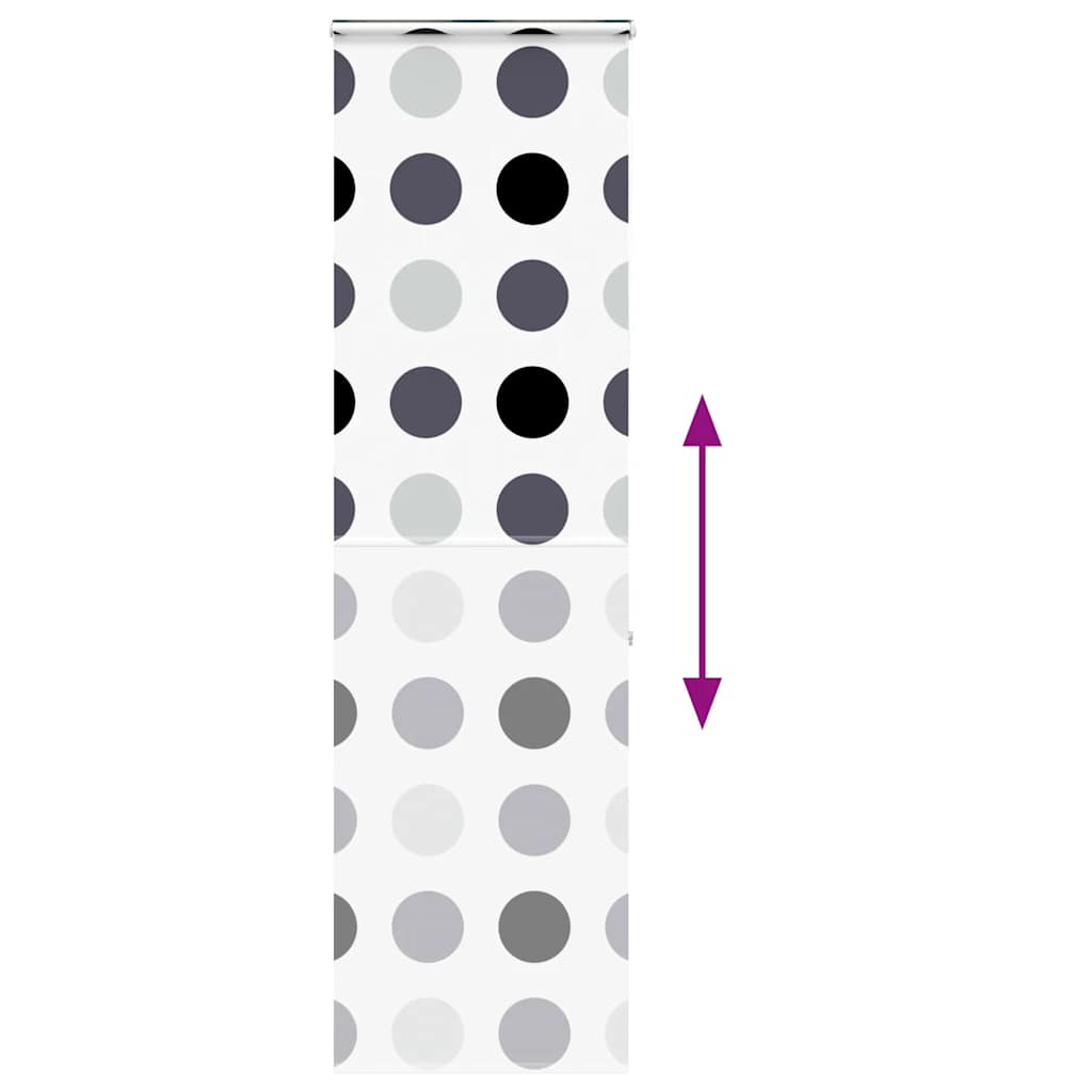 Shower Roller Blind with Cassette 60x240 cm Fabric Width 56 cm