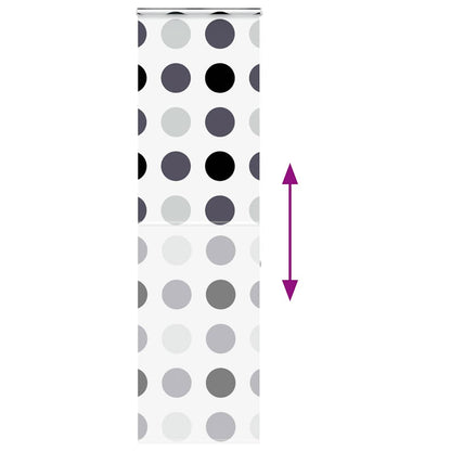 Shower Roller Blind with Cassette 70x240 cm Fabric Width 66 cm