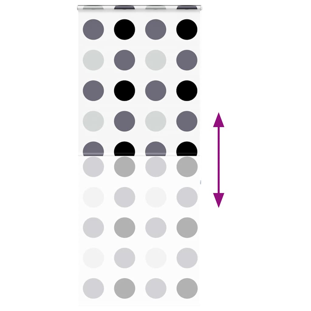 Shower Roller Blind with Cassette 110x240 cm Fabric Width 106 cm