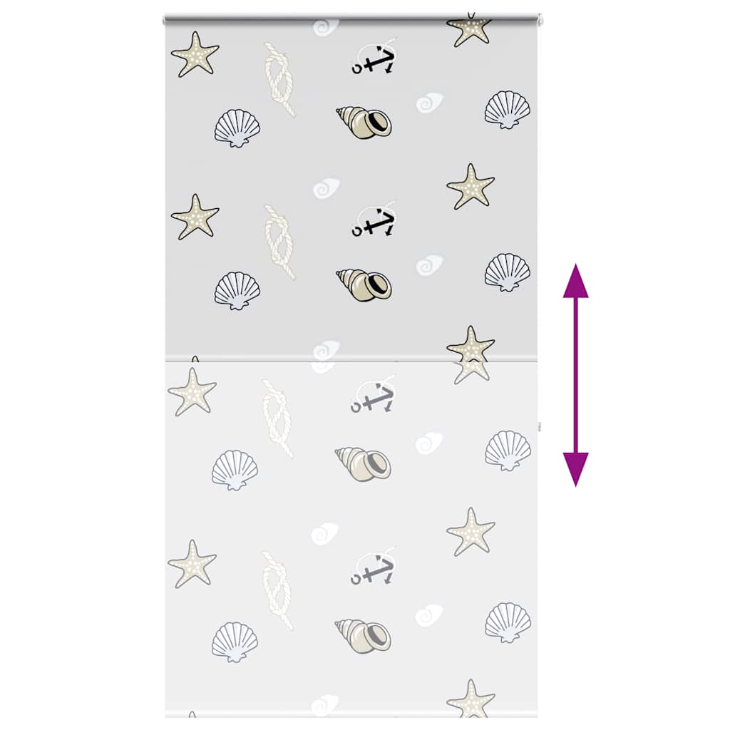 Shower Roller Blind with Cassette 140x240 cm Fabric Width 136 cm