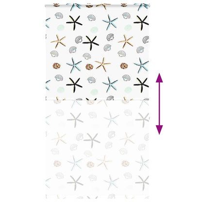 Shower Roller Blind with Cassette 140x240 cm Fabric Width 136 cm