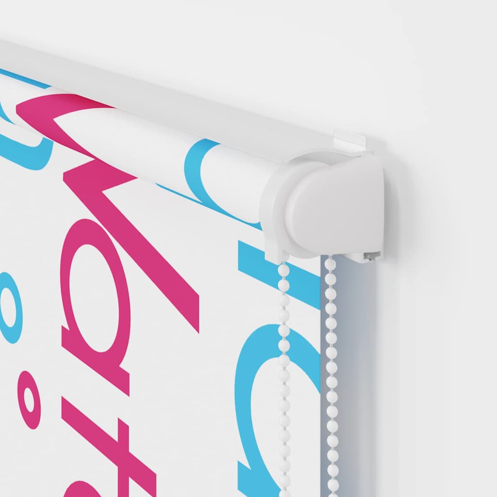 Shower Roller Blind with Cassette 90x240 cm Fabric Width 86 cm