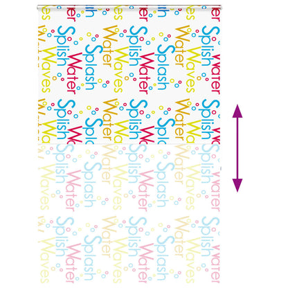 Shower Roller Blind with Cassette 150x240 cm Fabric Width 146 cm