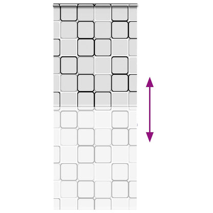 Shower Roller Blind with Cassette 90x240 cm Fabric Width 86 cm