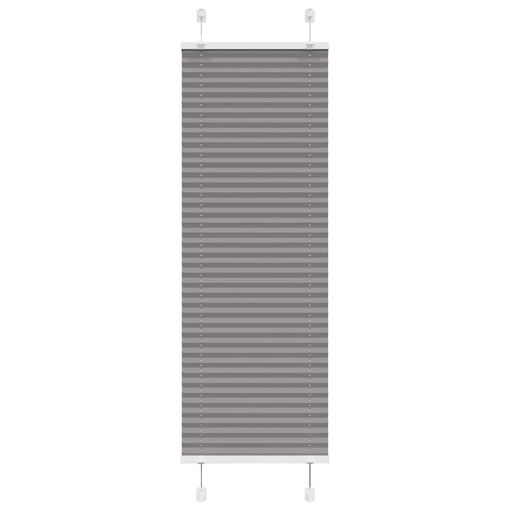 Pleated Blind Anthracite 45x100 cm Fabric Width 44.4 cm Polyester