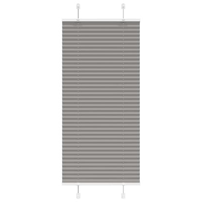 Pleated Blind Anthracite 65x100 cm Fabric Width 64.4 cm Polyester