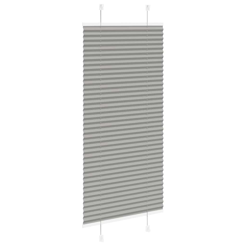 Pleated Blind Anthracite 65x100 cm Fabric Width 64.4 cm Polyester