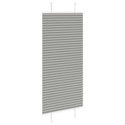 Pleated Blind Anthracite 65x100 cm Fabric Width 64.4 cm Polyester