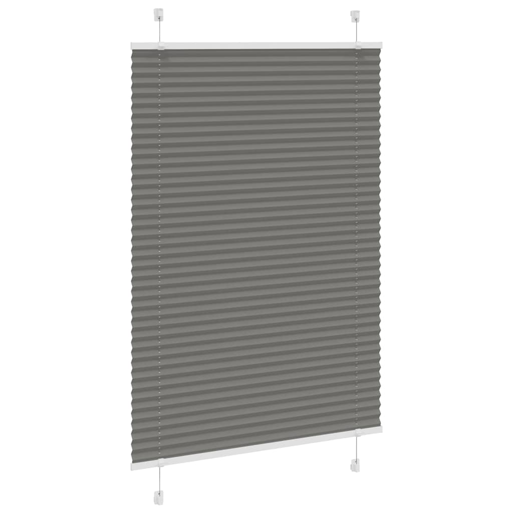 Pleated Blind Anthracite 95x100 cm Fabric Width 94.4 cm Polyester