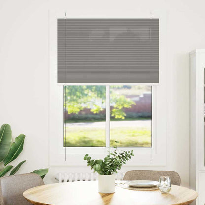Pleated Blind Anthracite 100x100 cm Fabric Width 99.4 cm Polyester
