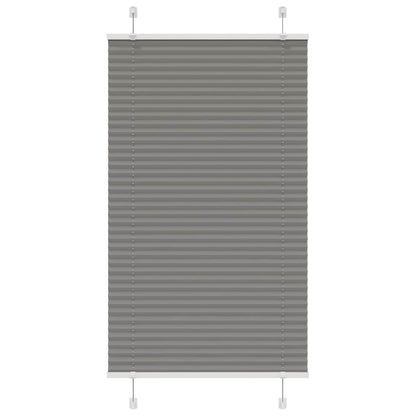 Pleated Blind Anthracite 80x150 cm Fabric Width 79.4 cm Polyester