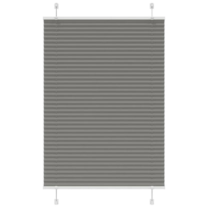 Pleated Blind Anthracite 95x150 cm Fabric Width 94.4 cm Polyester