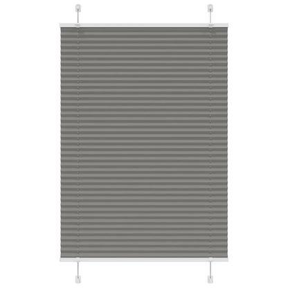 Pleated Blind Anthracite 100x150 cm Fabric Width 99.4 cm Polyester