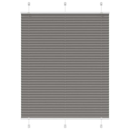 Pleated Blind Anthracite 110x150 cm Fabric Width 109.4 cm Polyester
