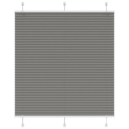Pleated Blind Anthracite 120x150 cm Fabric Width 119.4 cm Polyester