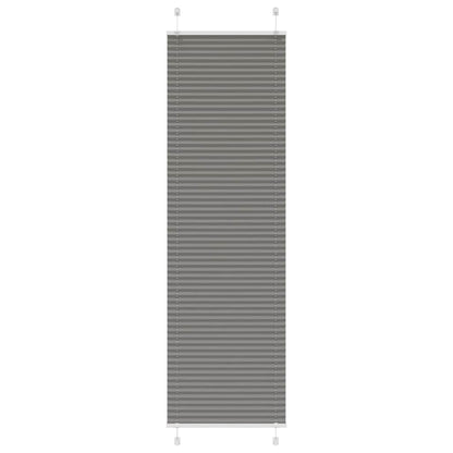 Pleated Blind Anthracite 60x200 cm Fabric Width 59.4 cm Polyester