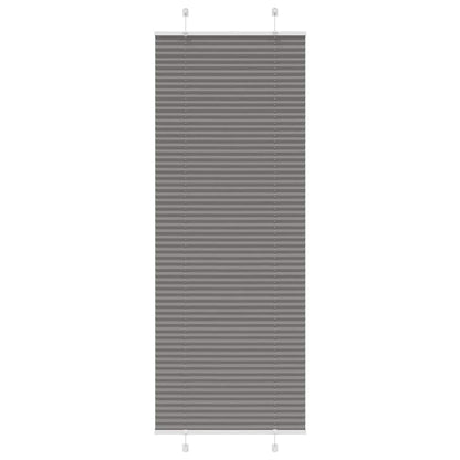 Pleated Blind Anthracite 75x200 cm Fabric Width 74.4 cm Polyester