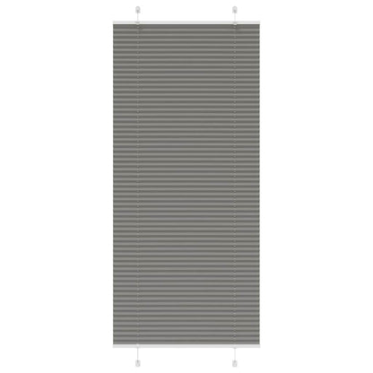 Pleated Blind Anthracite 85x200 cm Fabric Width 84.4 cm Polyester
