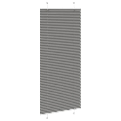 Pleated Blind Anthracite 90x200 cm Fabric Width 89.4 cm Polyester