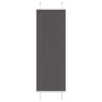 Pleated Blind Black 45x150 cm Fabric Width 44.4 cm Polyester