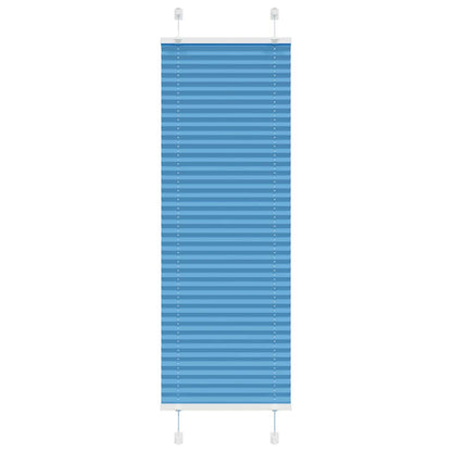 Pleated Blind Blue 40x100 cm Fabric Width 39.4 cm Polyester