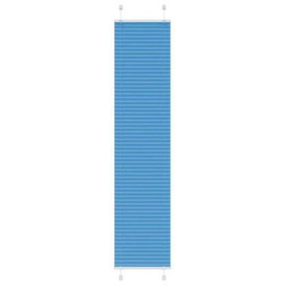 Pleated Blind Blue 45x200 cm Fabric Width 44.4 cm Polyester