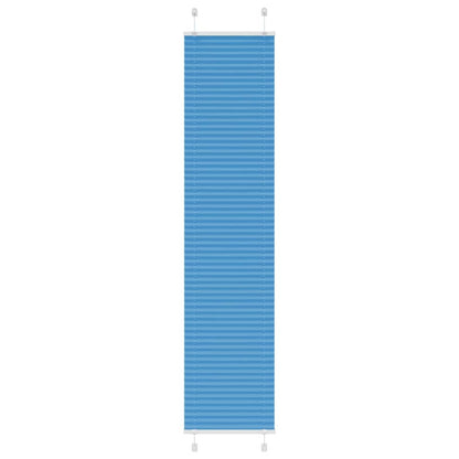 Pleated Blind Blue 50x200 cm Fabric Width 49.4 cm Polyester