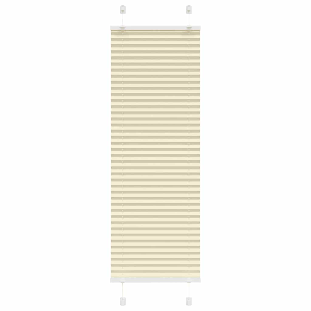 Pleated Blind Cream 40x100 cm Fabric Width 39.4 cm Polyester