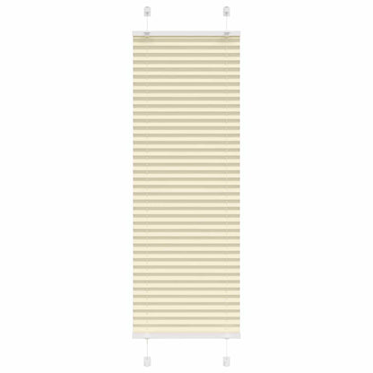 Pleated Blind Cream 40x100 cm Fabric Width 39.4 cm Polyester
