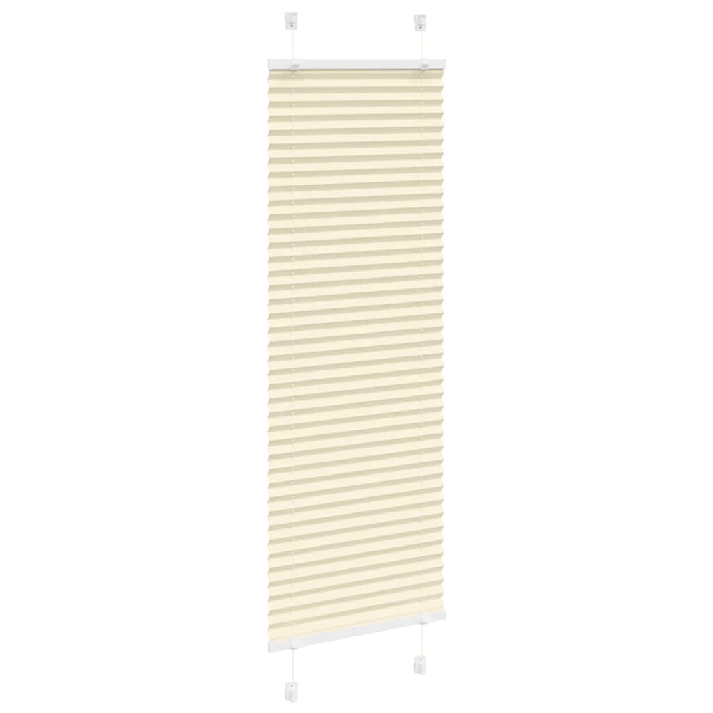 Pleated Blind Cream 40x100 cm Fabric Width 39.4 cm Polyester
