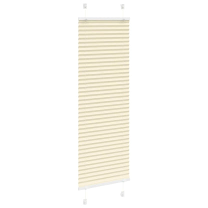 Pleated Blind Cream 40x100 cm Fabric Width 39.4 cm Polyester