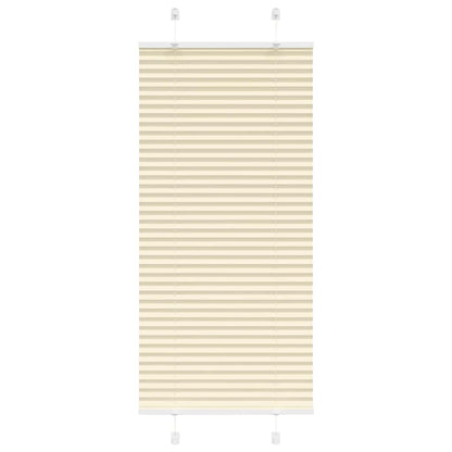 Pleated Blind Cream 55x100 cm Fabric Width 54.4 cm Polyester