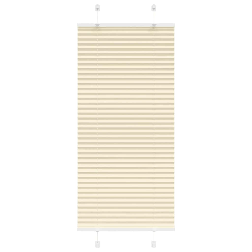 Pleated Blind Cream 55x100 cm Fabric Width 54.4 cm Polyester