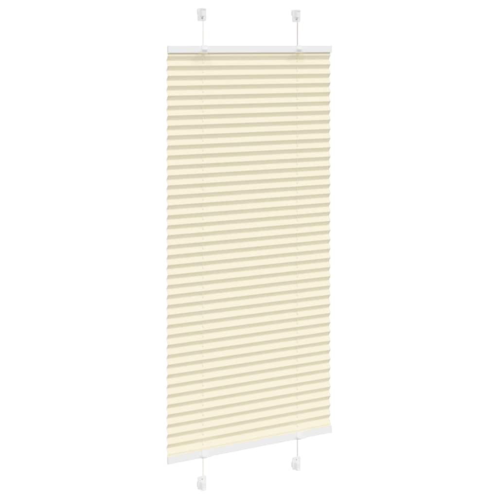 Pleated Blind Cream 55x100 cm Fabric Width 54.4 cm Polyester