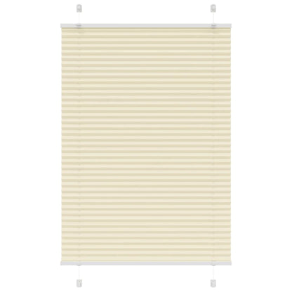 Pleated Blind Cream 85x100 cm Fabric Width 84.4 cm Polyester