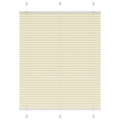 Pleated Blind Cream 105x100 cm Fabric Width 104.4 cm Polyester