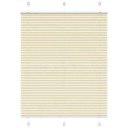 Pleated Blind Cream 110x100 cm Fabric Width 109.4 cm Polyester