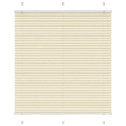 Pleated Blind Cream 115x100 cm Fabric Width 114.4 cm Polyester
