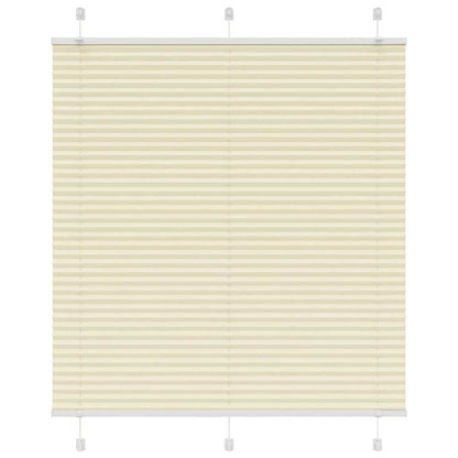 Pleated Blind Cream 120x100 cm Fabric Width 119.4 cm Polyester
