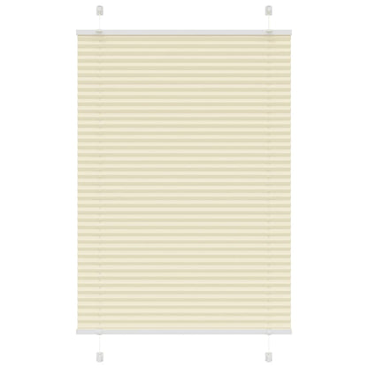 Pleated Blind Cream 95x150 cm Fabric Width 94.4 cm Polyester