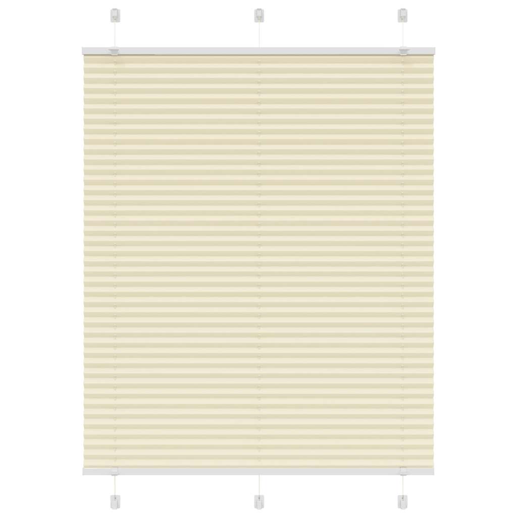 Pleated Blind Cream 105x150 cm Fabric Width 104.4 cm Polyester