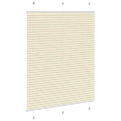 Pleated Blind Cream 110x150 cm Fabric Width 109.4 cm Polyester