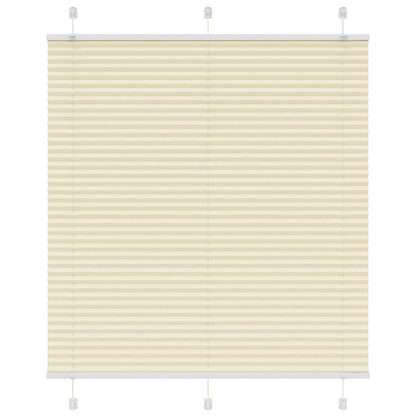 Pleated Blind Cream 120x150 cm Fabric Width 119.4 cm Polyester