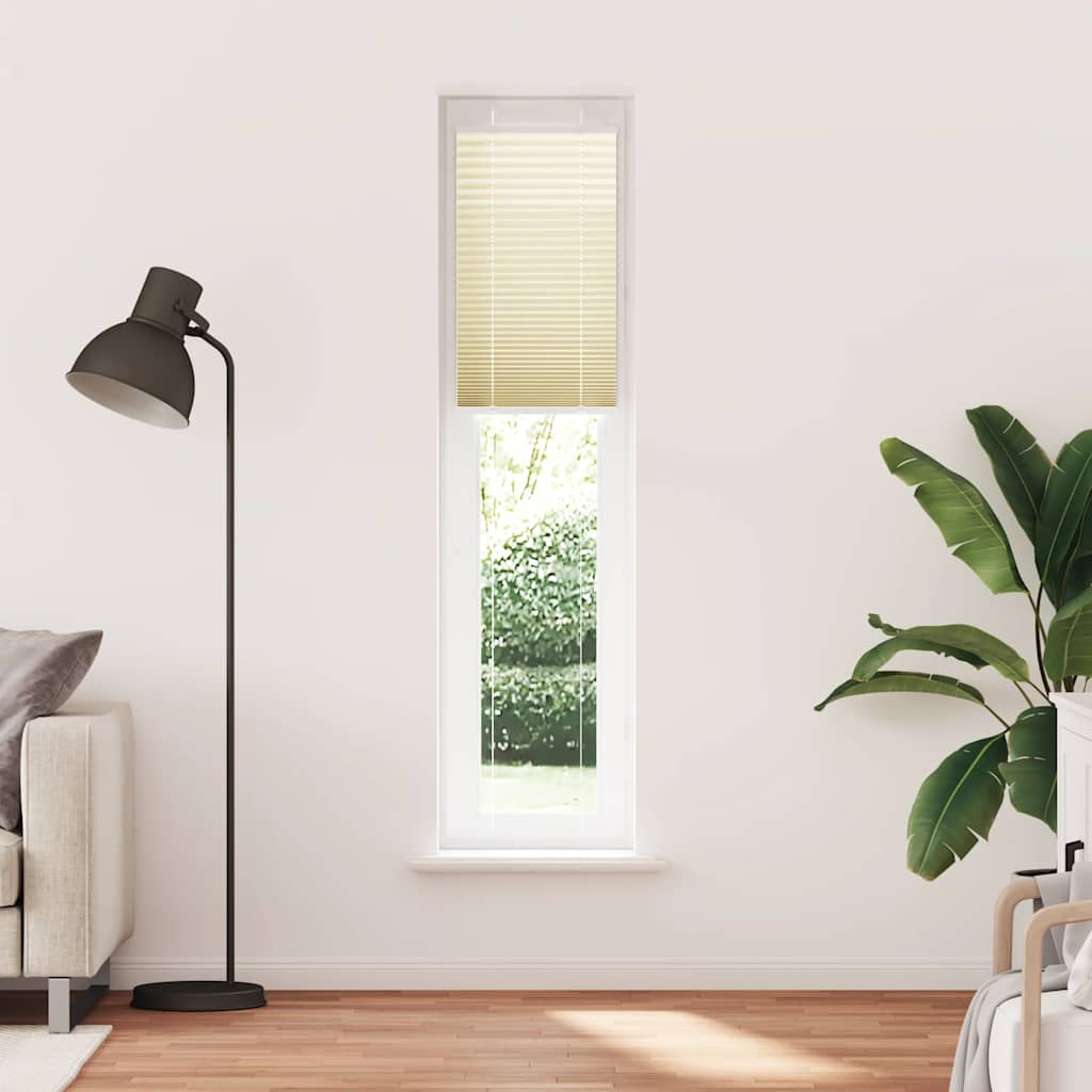 Pleated Blind Cream 40x200 cm Fabric Width 39.4 cm Polyester