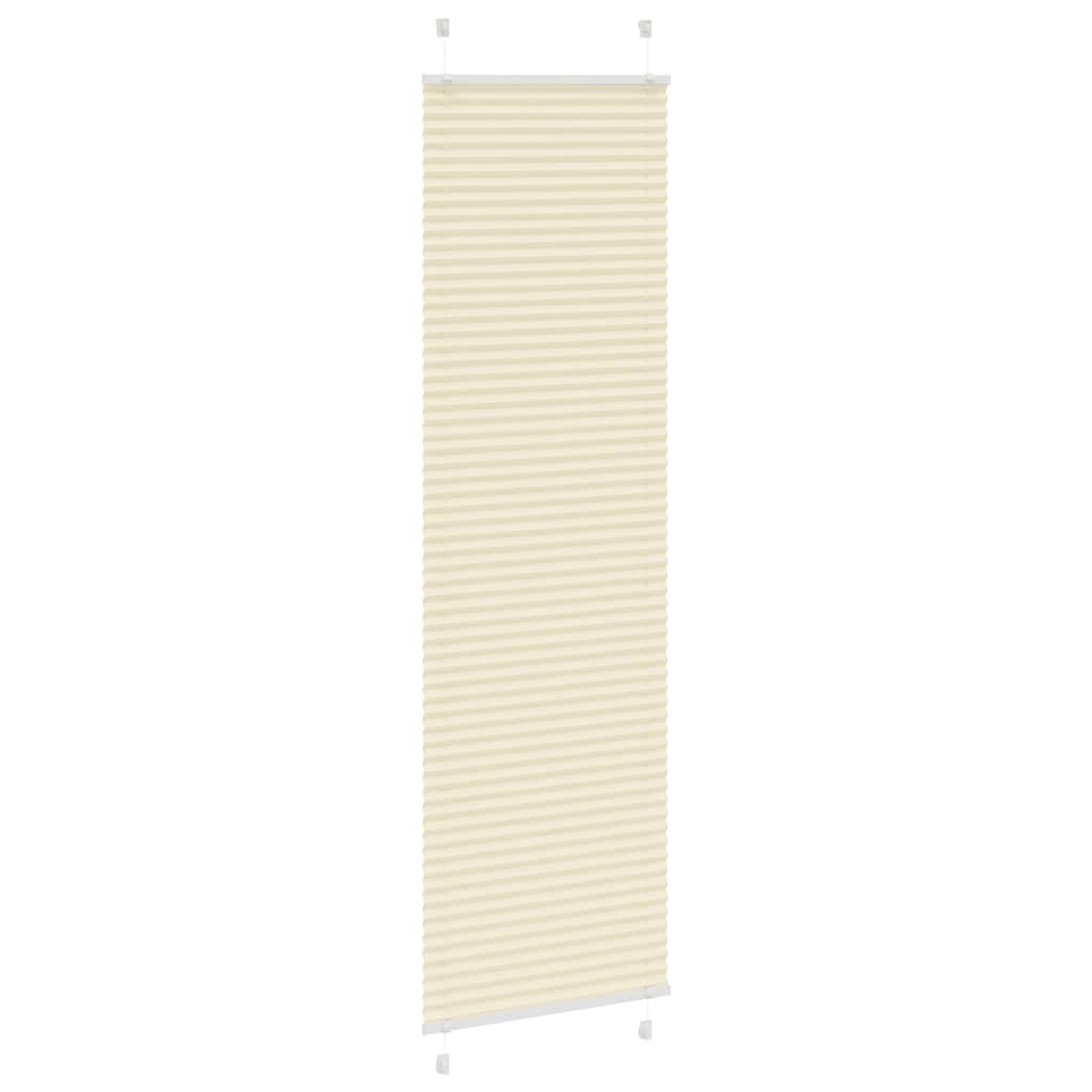 Pleated Blind Cream 55x200 cm Fabric Width 54.4 cm Polyester
