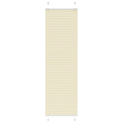 Pleated Blind Cream 65x200 cm Fabric Width 64.4 cm Polyester