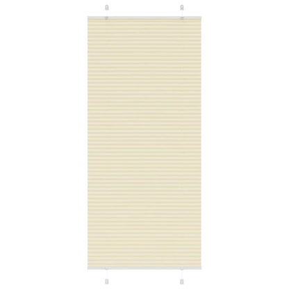 Pleated Blind Cream 90x200 cm Fabric Width 89.4 cm Polyester