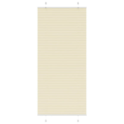 Pleated Blind Cream 100x200 cm Fabric Width 99.4 cm Polyester