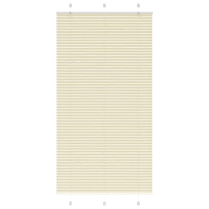 Pleated Blind Cream 105x200 cm Fabric Width 104.4 cm Polyester